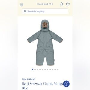 7am Enfant Snowsuit 4-5 T